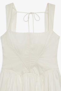 Chloe White Drop Waist Mini Dress by For Love and Lemons