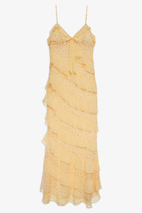 Yellow Floral Maxi Dress by For Love and Lemons