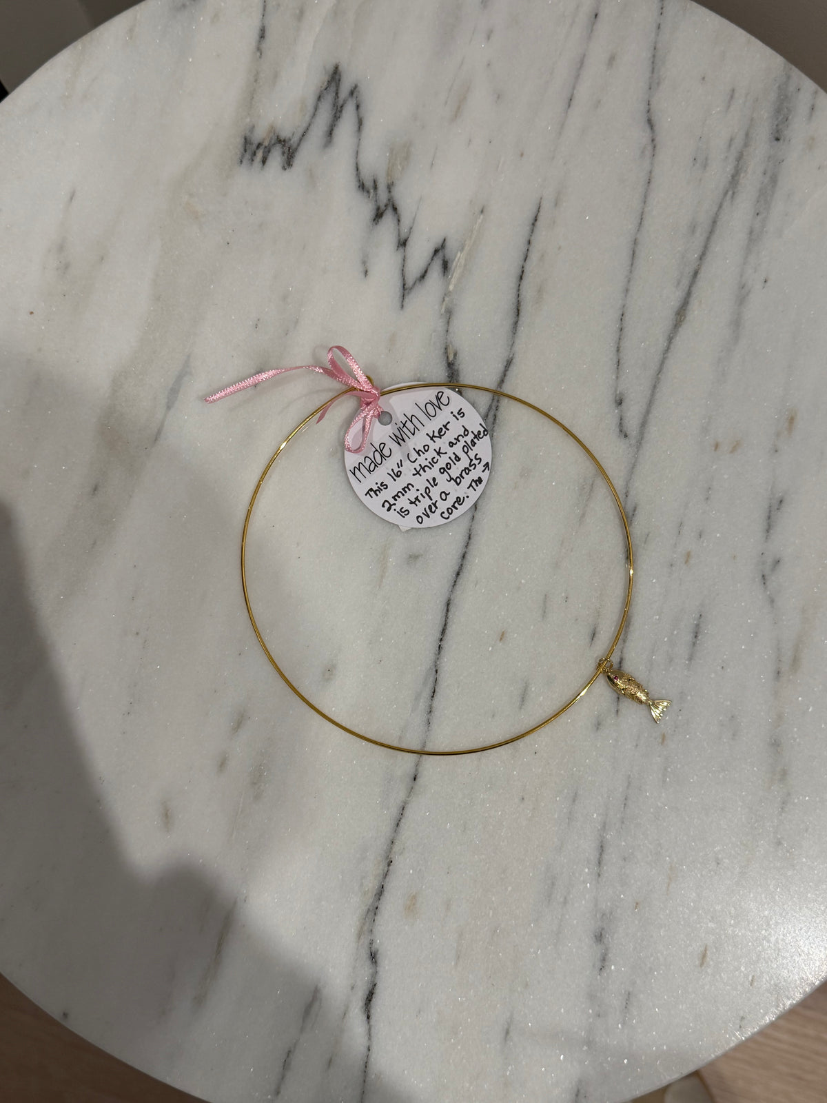 Choker with Charm by Kimberly Aman