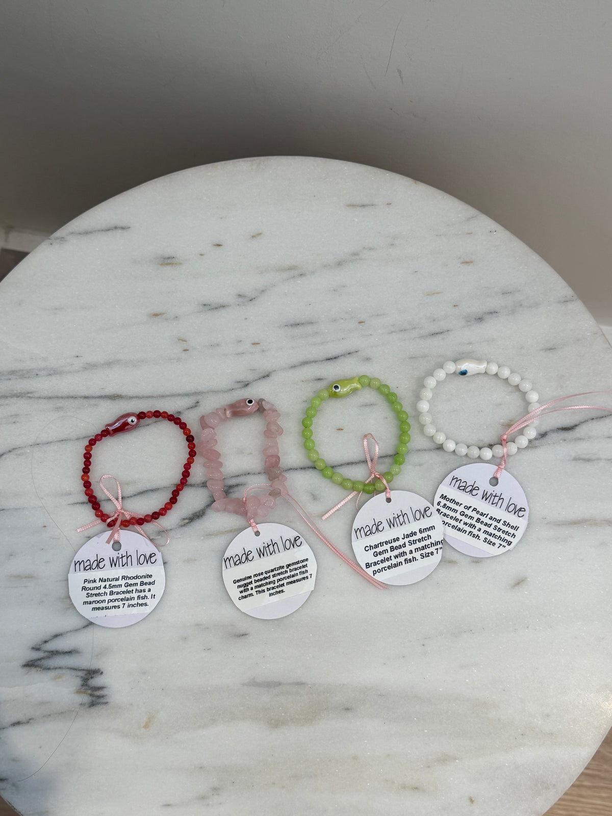 Fish Bracelets by Kimberly Aman