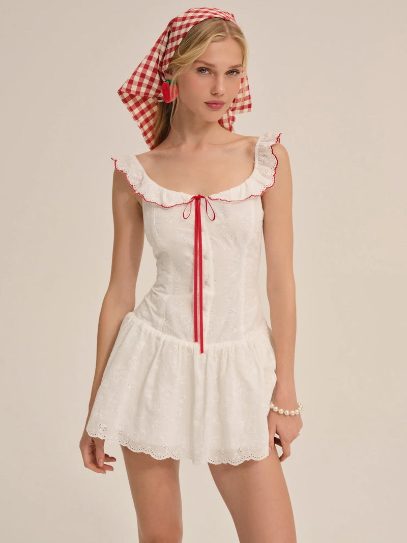 Strawberry Jam Mini Dress by For Love and Lemons