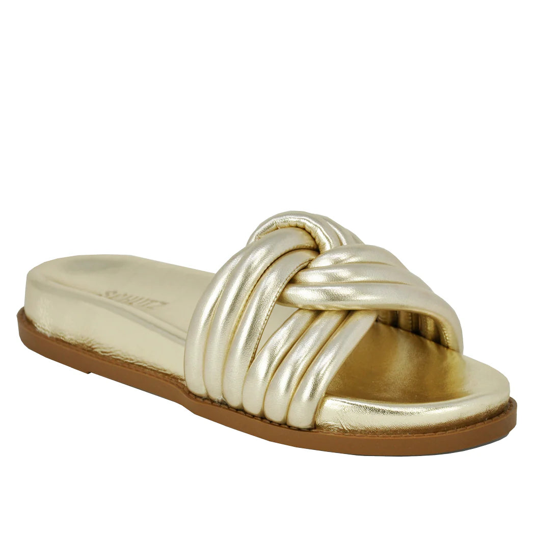 Gold Sandal by Schutz