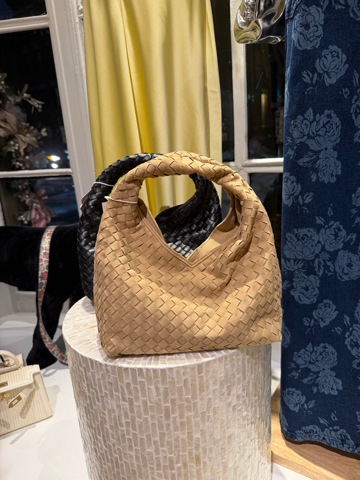 Woven Bag by Billini in Tan or Black