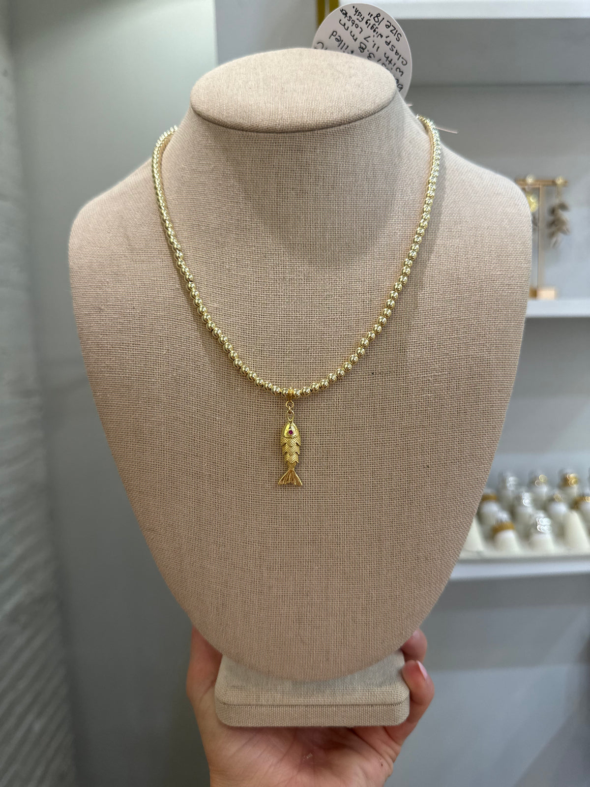 Fish Necklace by Kimberly Aman
