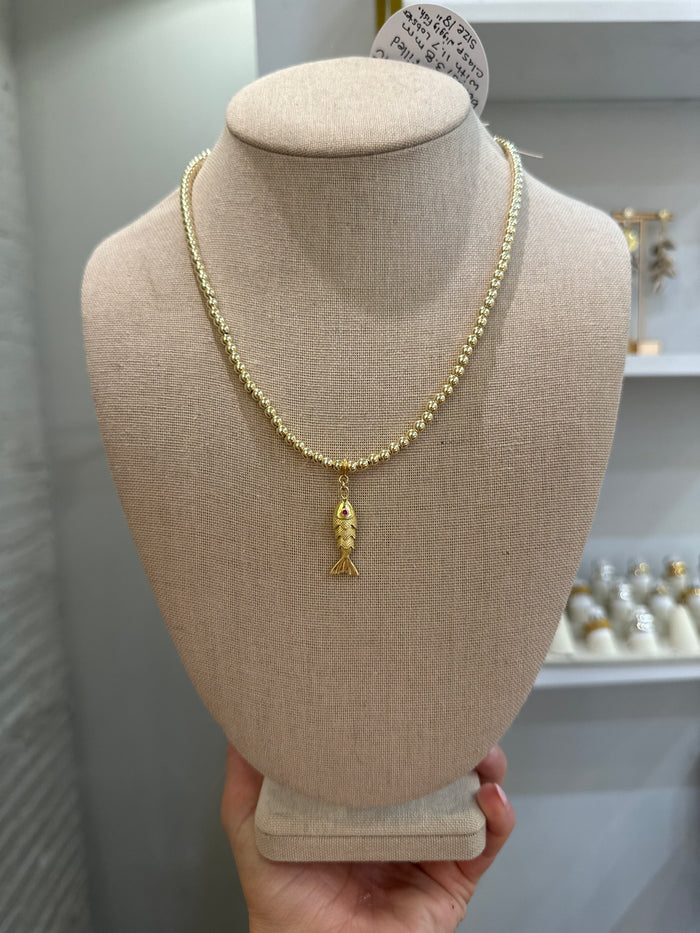 Fish Necklace by Kimberly Aman