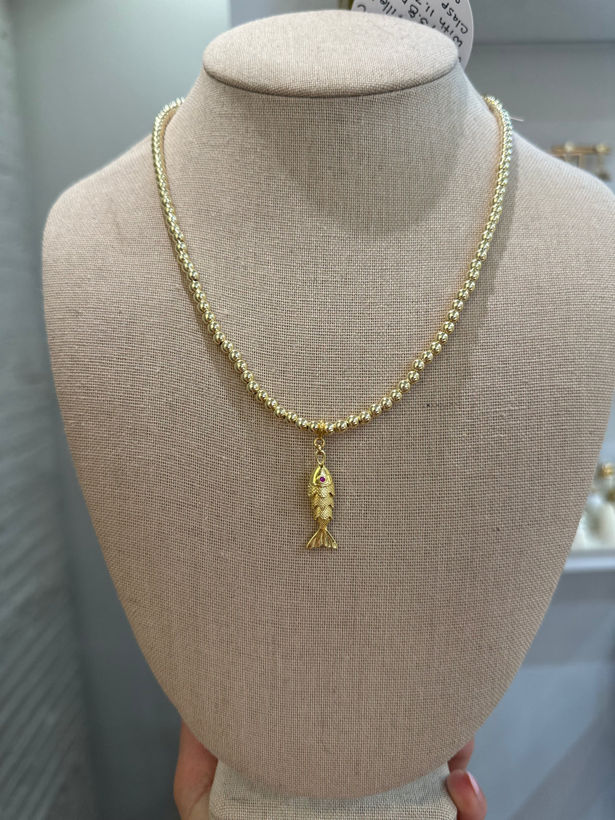 Fish Necklace by Kimberly Aman