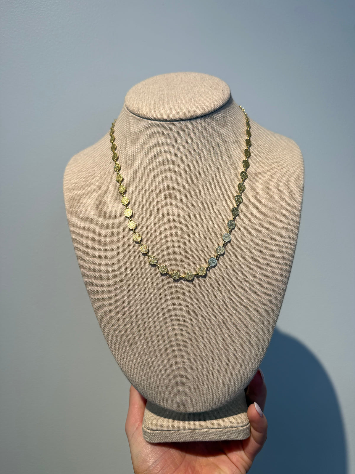 Coin Necklace by Charzie Jewelry