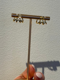 Wavy Stud Earring by Charzie Jewelry