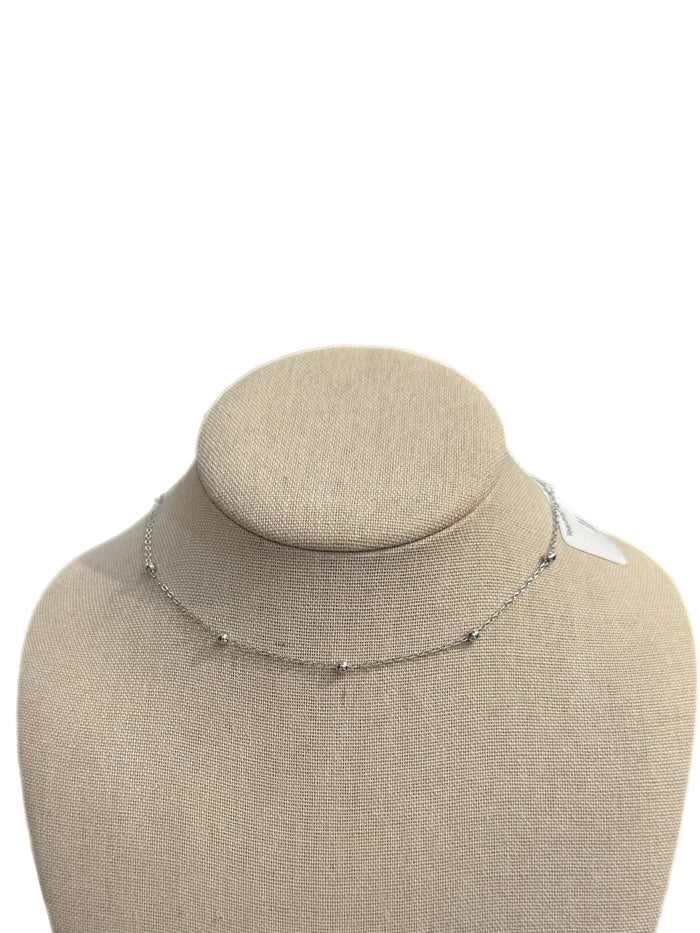 Silver Ball Necklace by Charzie Jewelry