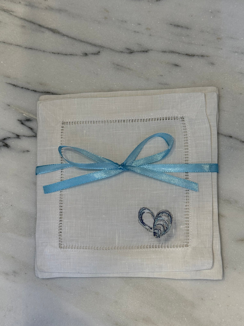 Oyster Locally Made Linen Napkins