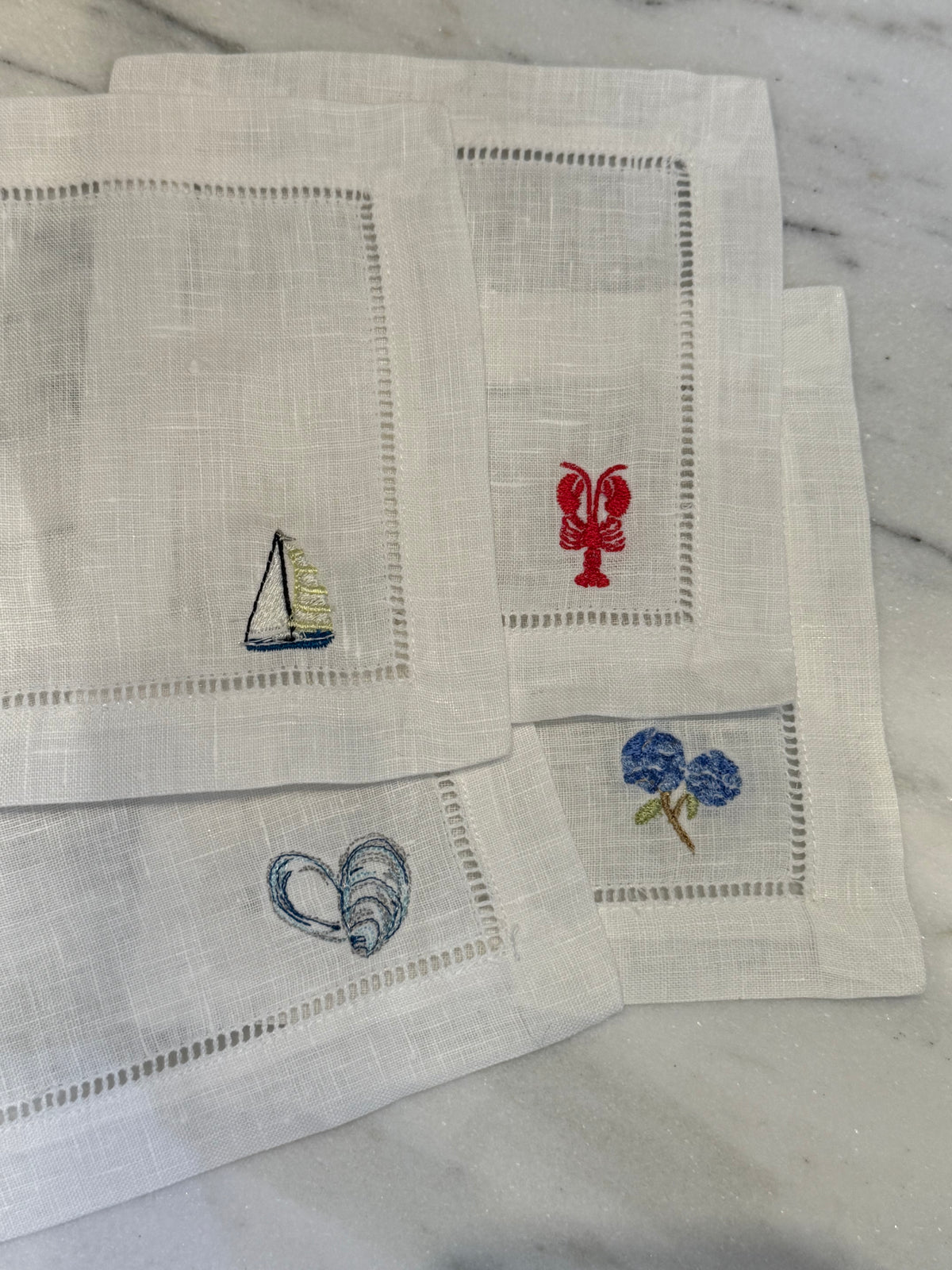 Boston Themed Locally Made Linen Napkins