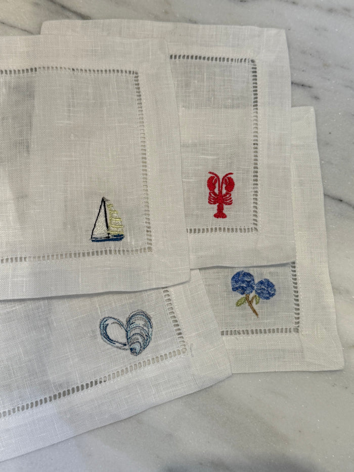 Boston Themed Locally Made Linen Napkins