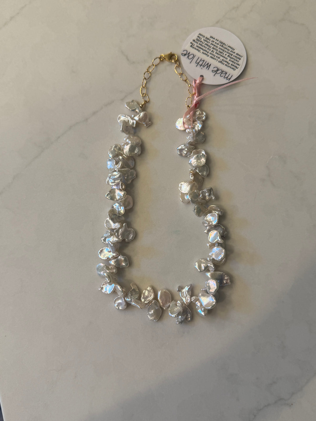 Keshi "Dancing Petal Pearl" Necklace by Kimberly Aman