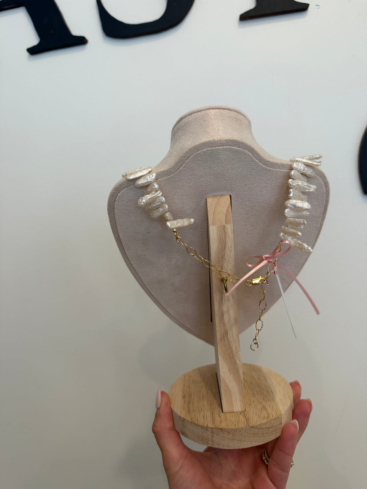 Biwa Baroque Freshwater Pearl Necklace by Kimberly Aman