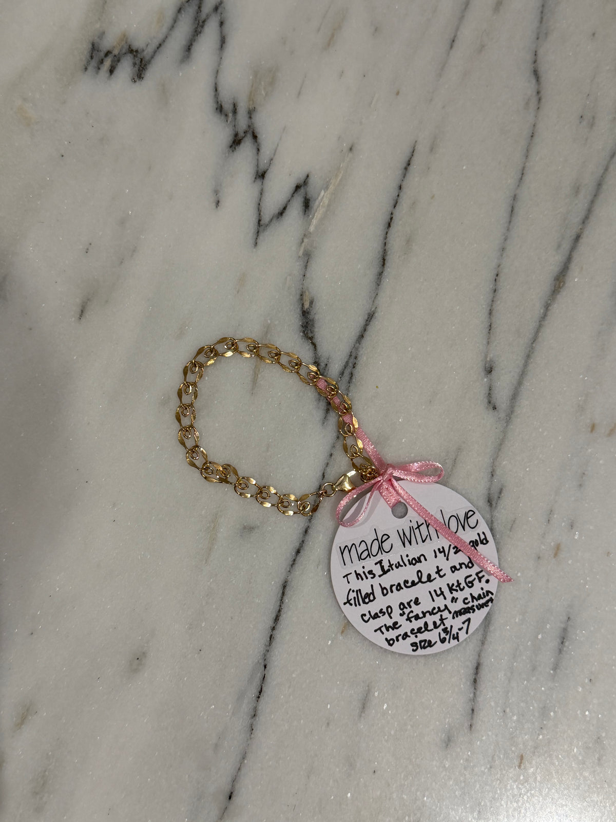 Gold Filled Bracelet by Kimberly Aman