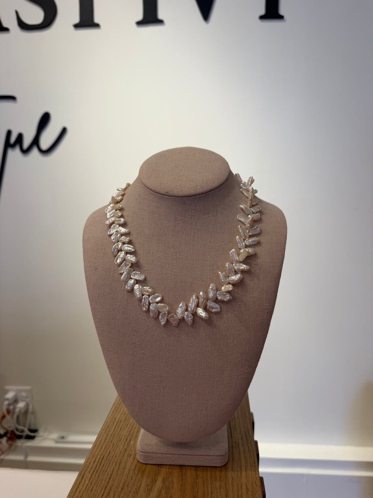 Biwa Freshwater Pearl Necklace by Kimbrly Aman