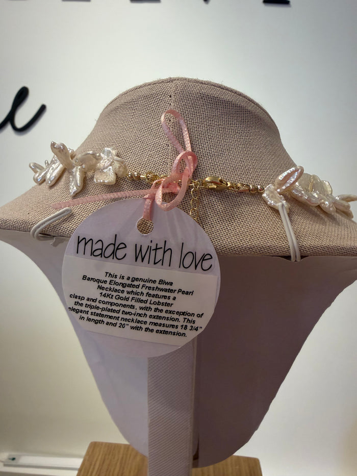 Biwa Freshwater Pearl Necklace by Kimbrly Aman