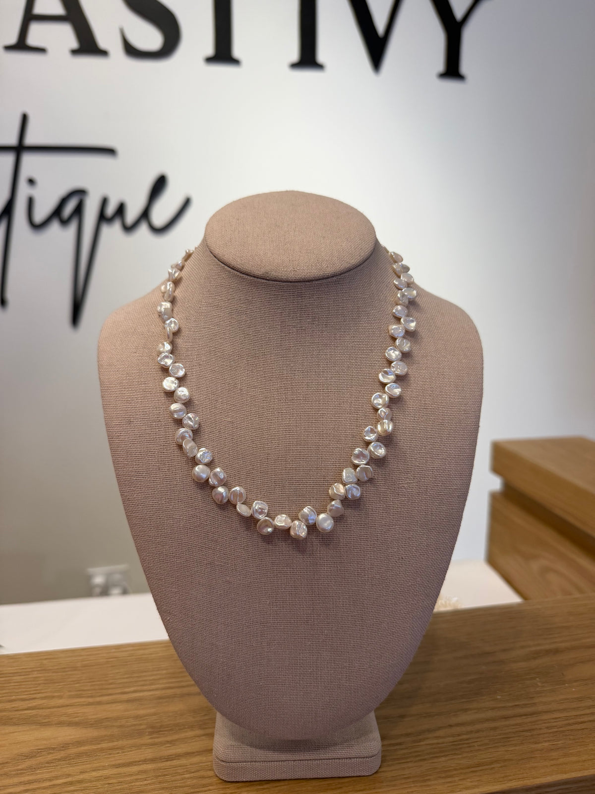 Keshi Baroque Pearl Necklace  by Kimberly Aman
