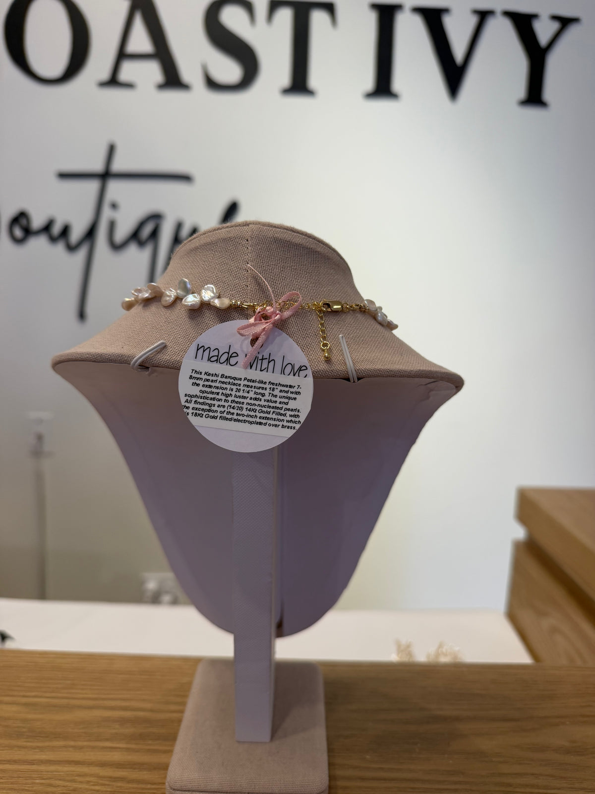 Keshi Baroque Pearl Necklace  by Kimberly Aman