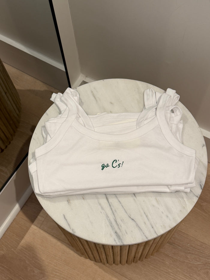 Go C's Embroidered Tank Top