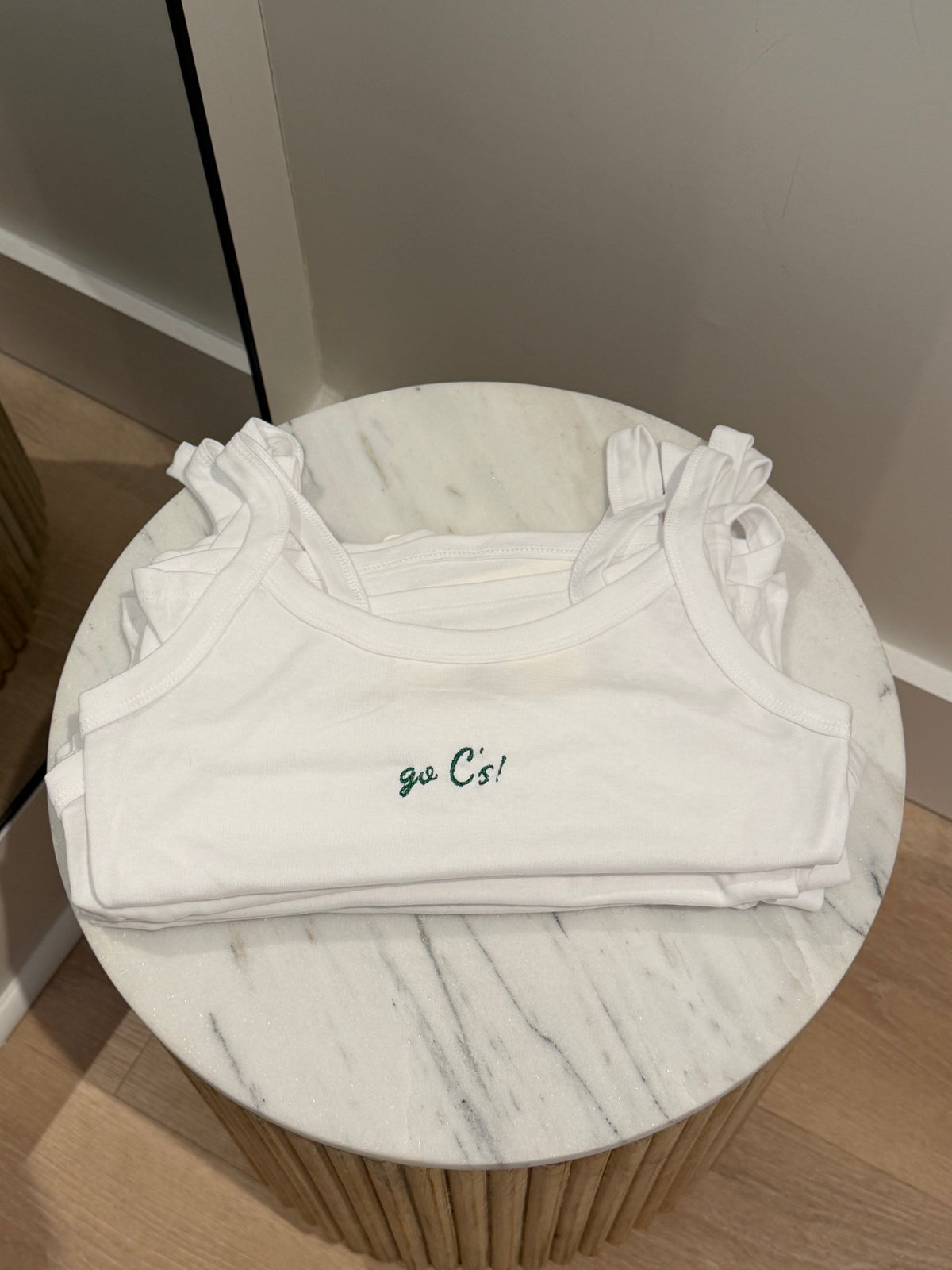 Go C's Embroidered Tank Top