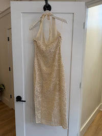 Cream Lace Midi Dress by Steve Madden