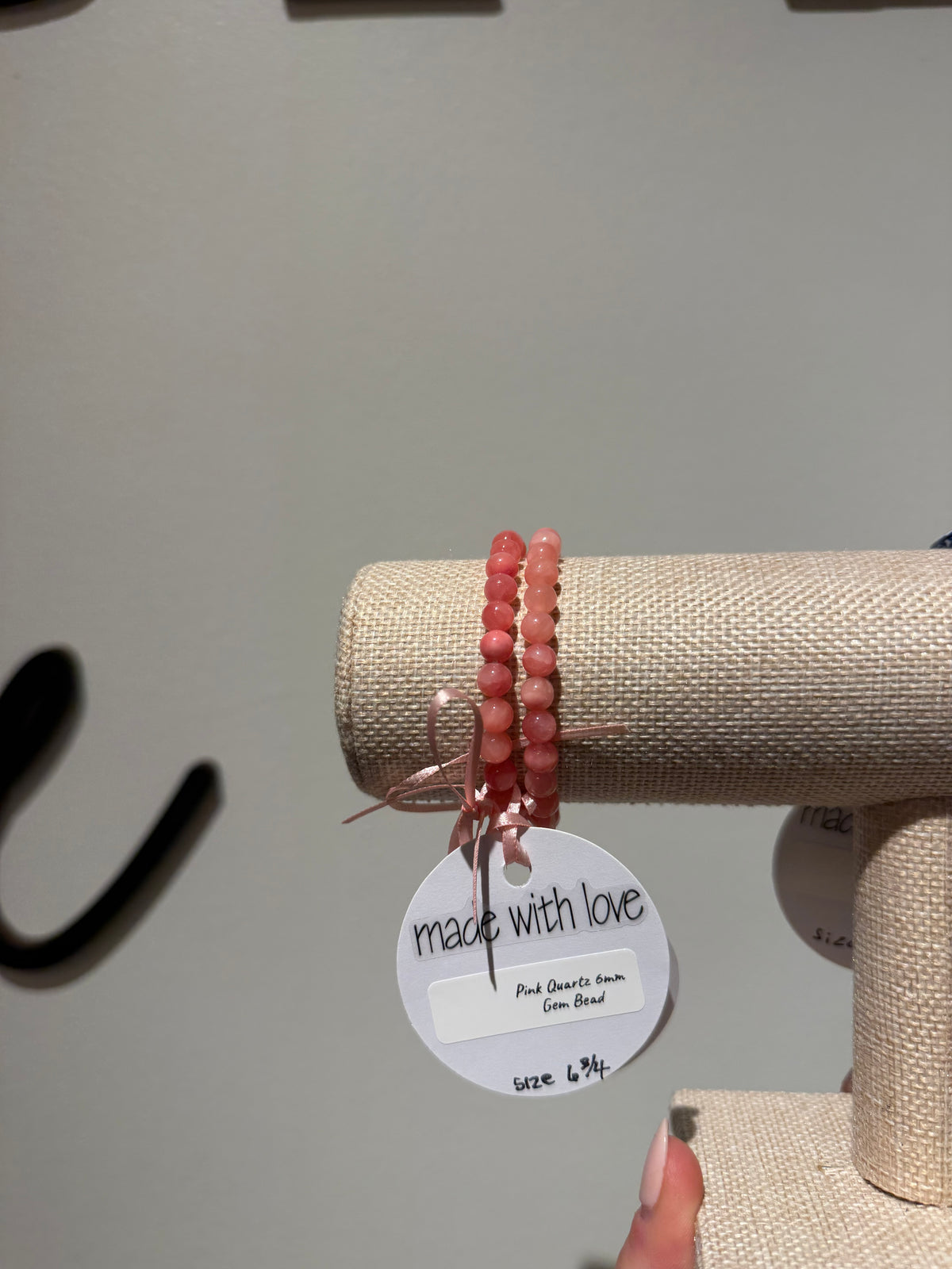 Pink Quartz Bracelet by Kimberly Aman