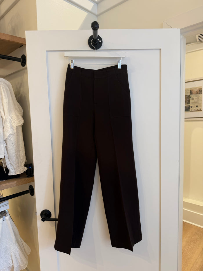 Brown Trouser Pant by Lucy Paris