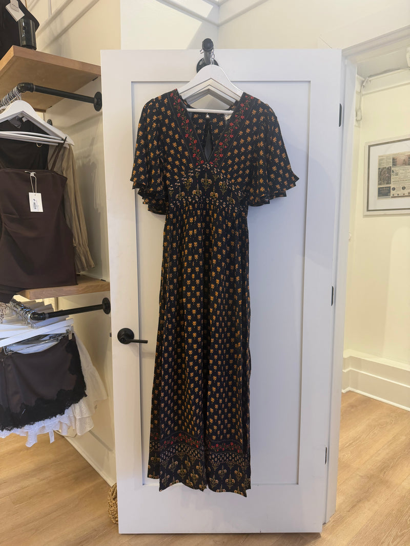 Patterned Maxi Dress by Bila 77