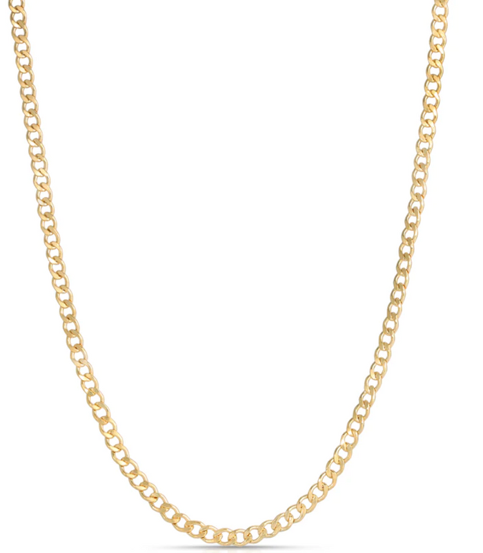 Gold or Silver Link Necklace by Jurate