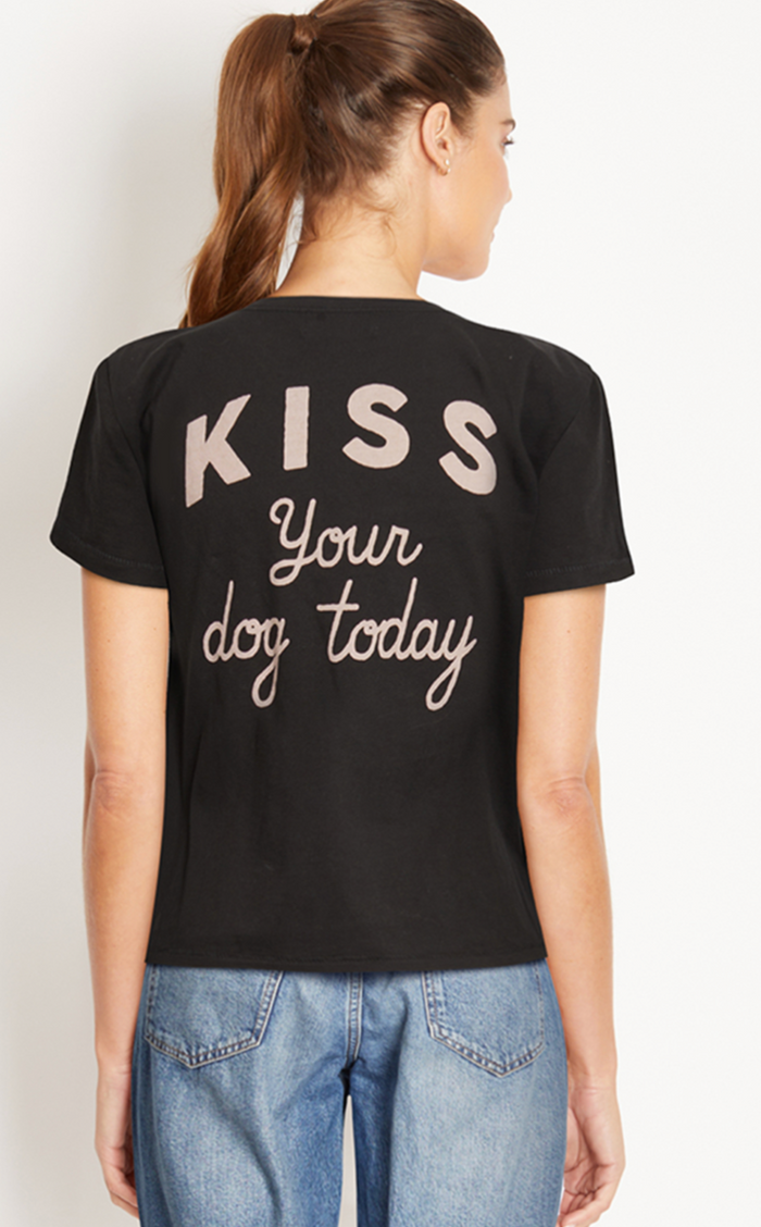Kiss your dog today Top by Wildfox