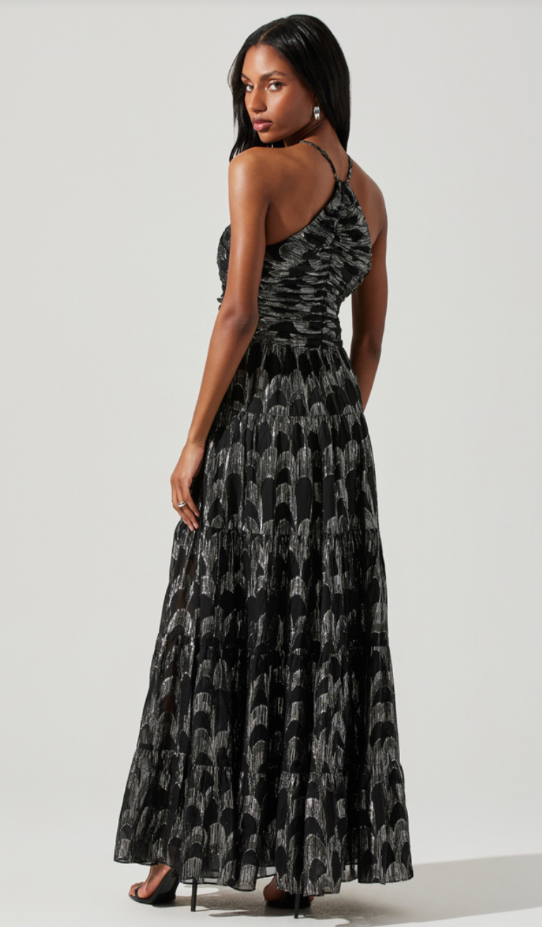 Halter Maxi Dress with Slit by Astr the Label