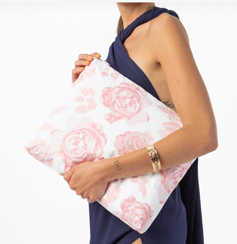 Pink Floral Waterproof Bags by Aloha