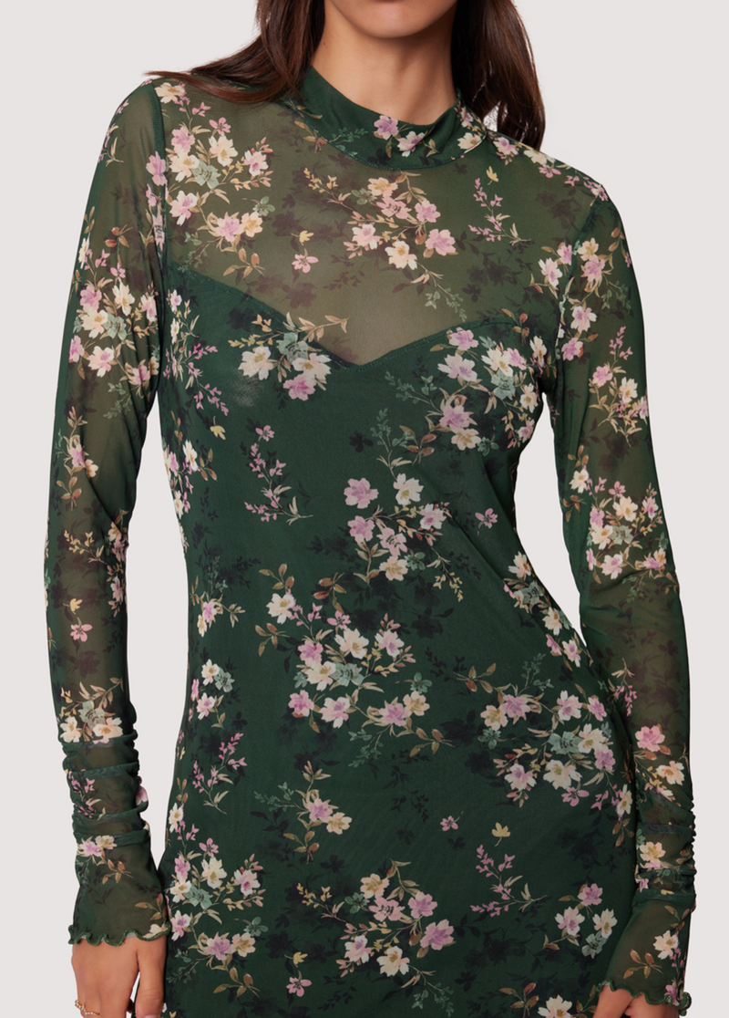Floral Midi Dress by Lost and Wander