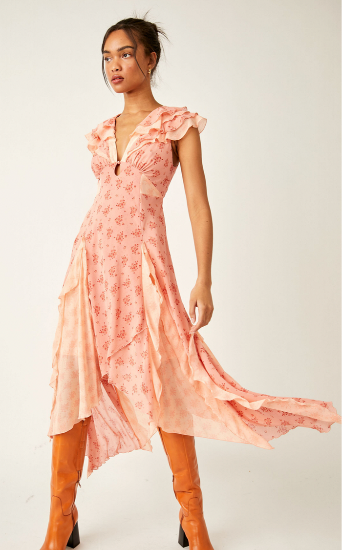 The Pink Floral Dress by Free People