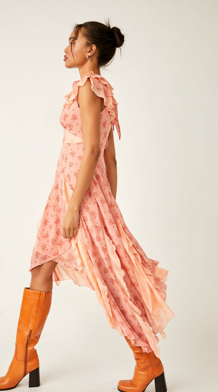 The Pink Floral Dress by Free People