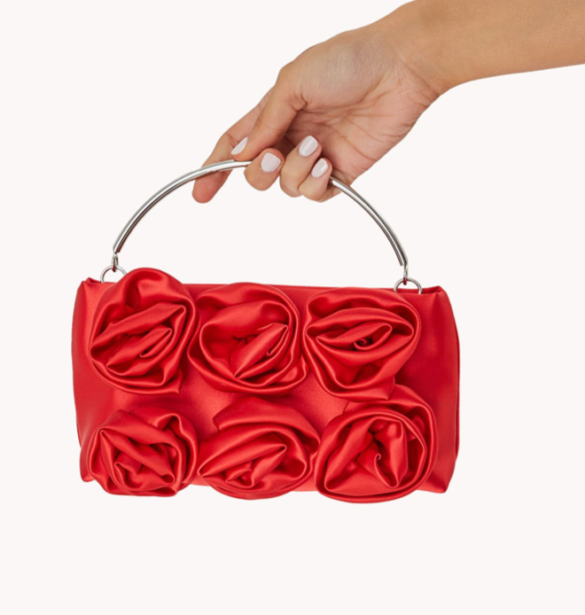 Rose Bag in Black or Red