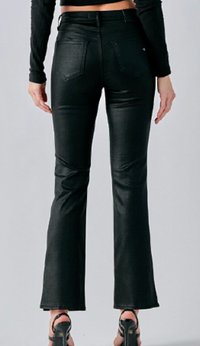 Black Coated Bootcut Jean by Hidden Jeans