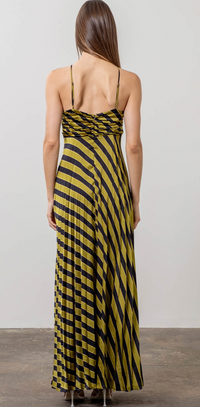 Pleated Midi Dress by Moon River