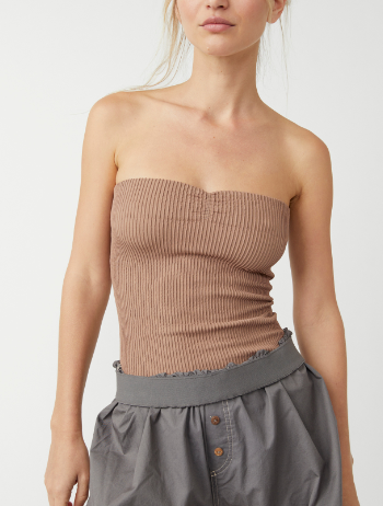 Ribbed Seamless Tube Top by Free People