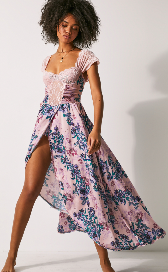 Floral Bodysuit Dress by Free People
