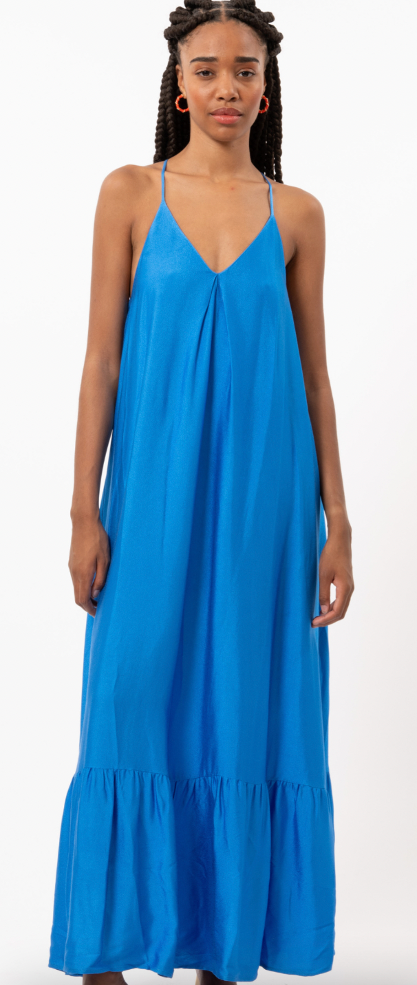 Blue Maxi Dress by FRNCH