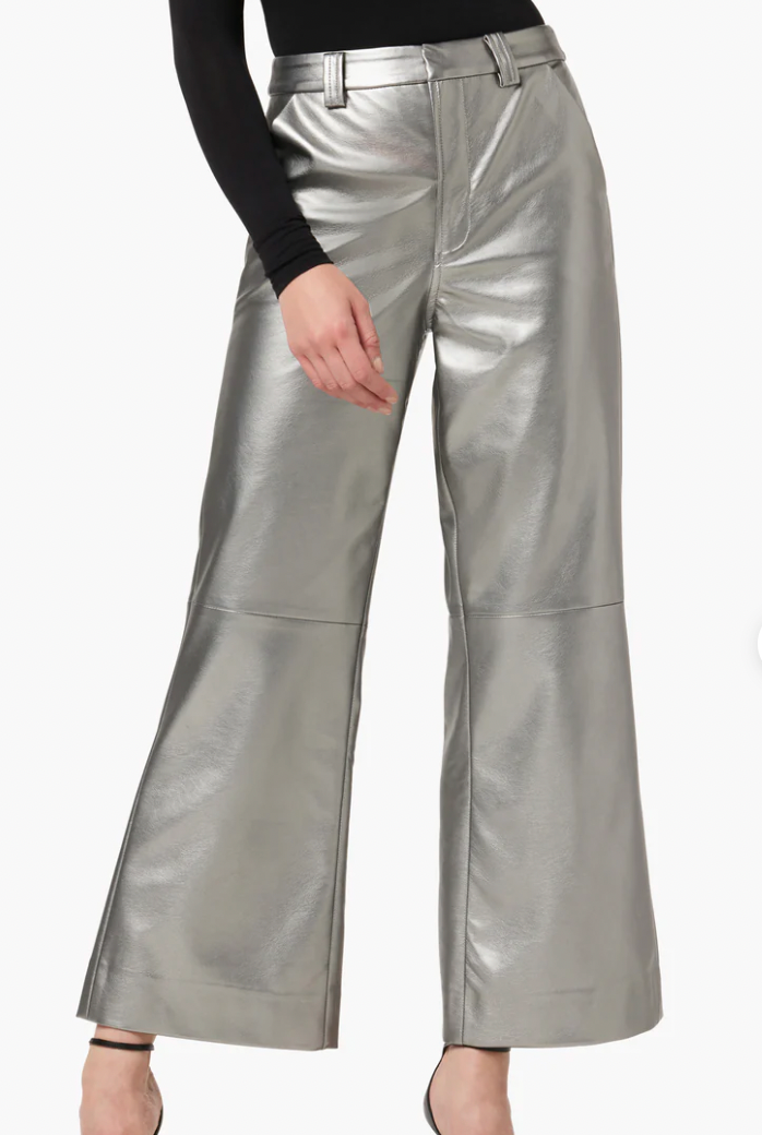 The Metallic Vegan Leather Pant by Joe's Jeans