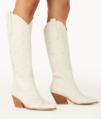 Ivory Cowgirl Boot by Billini