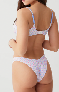 Plaid Bikini Top and Bottom Swimwear Set by Frankie's Bikinis
