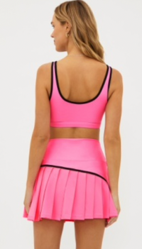 Beach Riot Sports Bra Top in Hot Pink