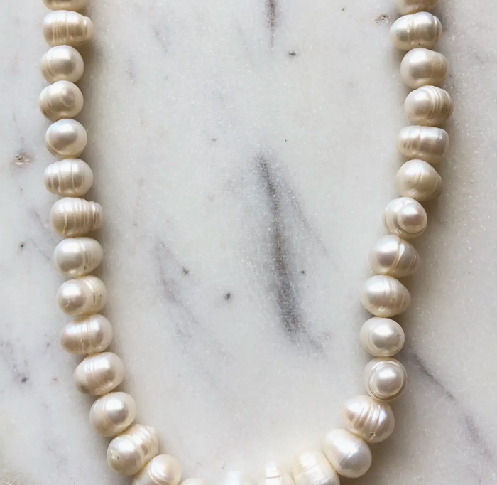 Freshwater Pearl Necklace by Jessica Matrasko Jewelry