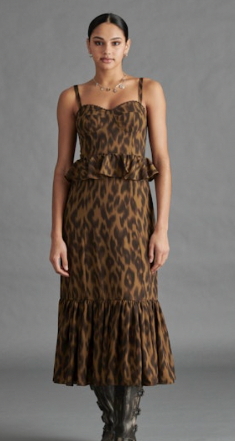 Eve Cheetah Leopard Dress by Steve Madden