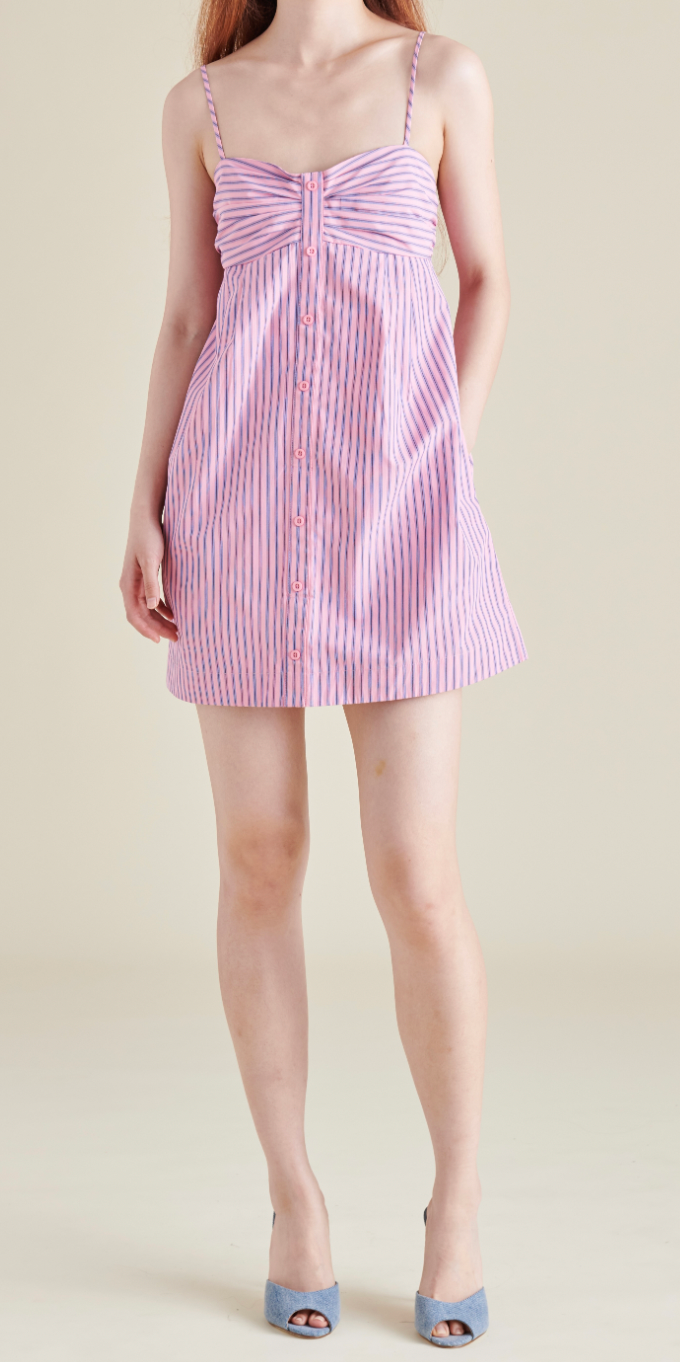 Pink Striped Mini Dress by Steve Madden