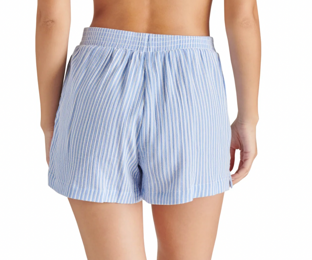 Cara Striped Boxer Shorts by Steve Madden
